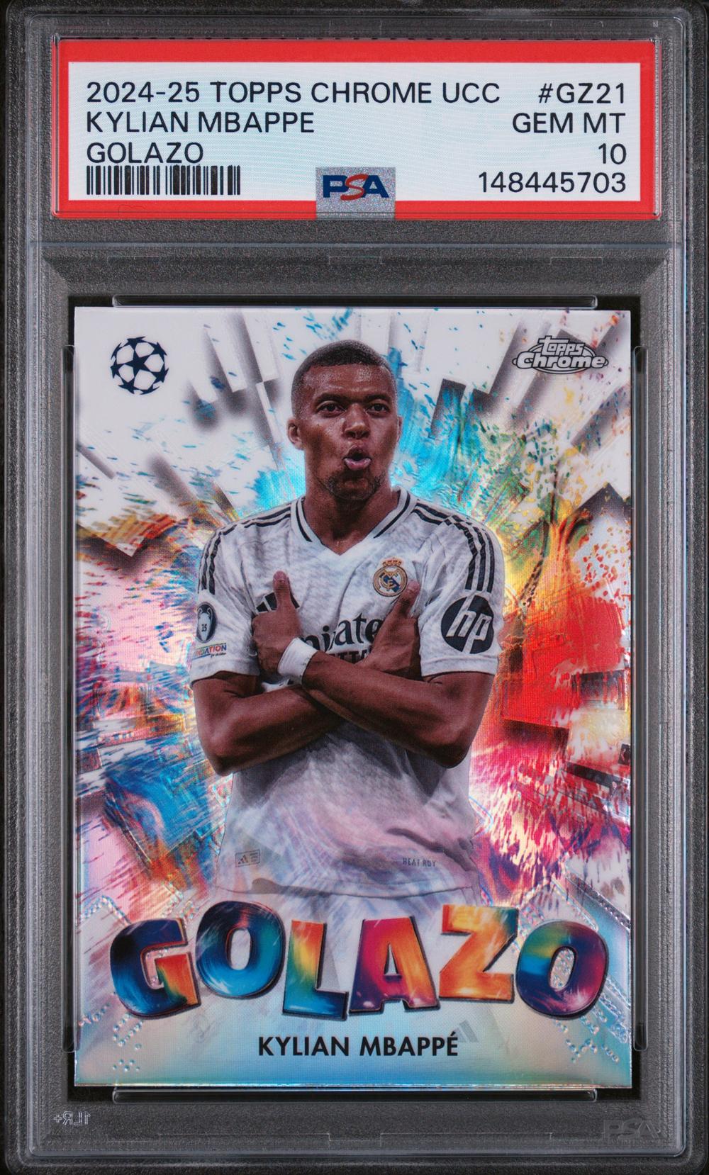 2024-25 Kylian Mbappe - Soccer Topps Chrome UEFA Club Competitions